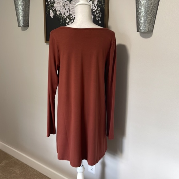 Long Sleeve T-Shirt Dress - Picture 2 of 2